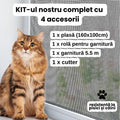 Kit plasa anti-tantari rezistenta la pisici si caini (poti face montajul singur)