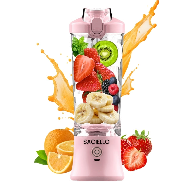 Blender portabil A9 roz