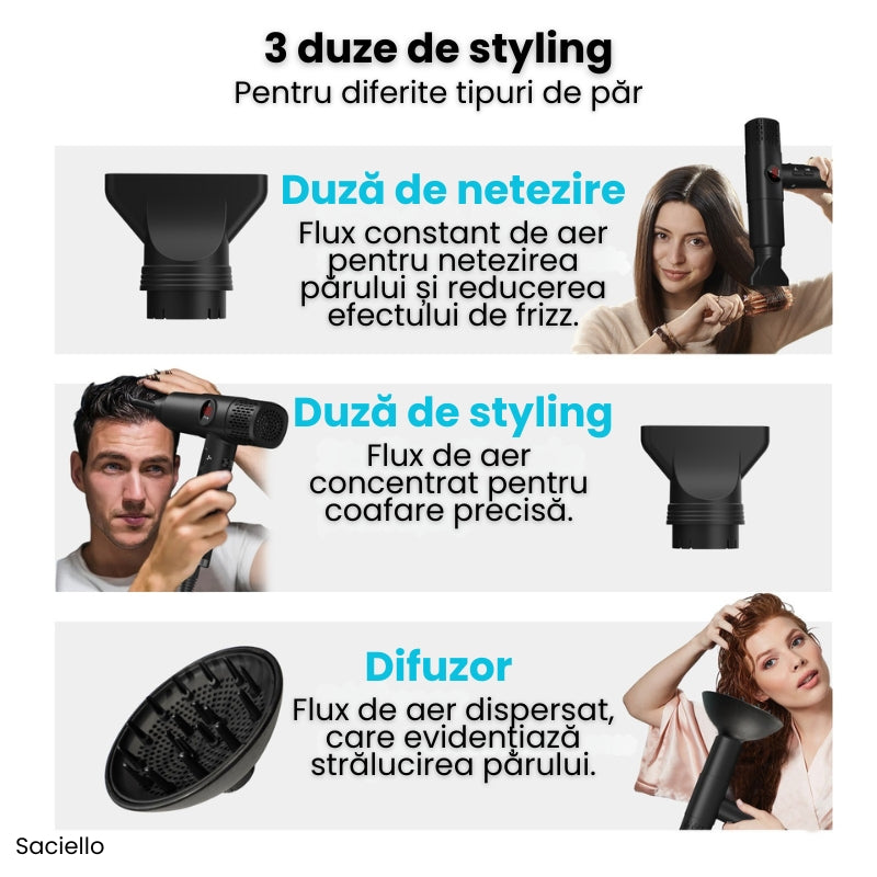 Uscător de păr S2 negru