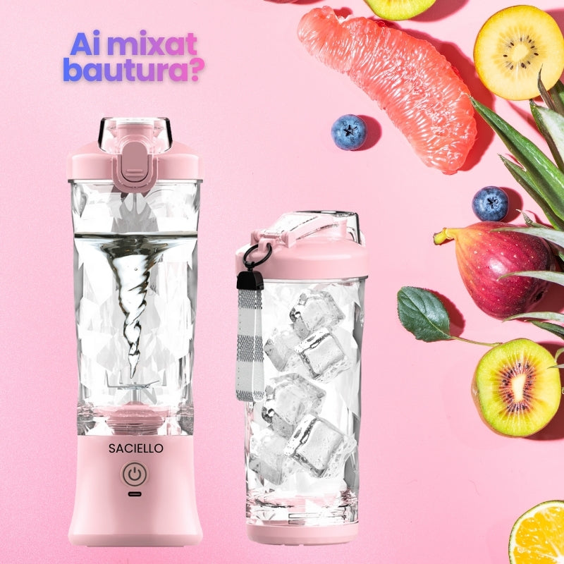 Blender portabil A9 roz